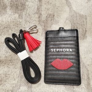 Sephora Card Holder with Lanyard